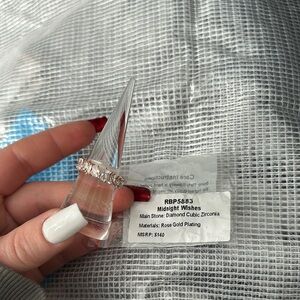 Midnight Wishes Rose Gold Ring